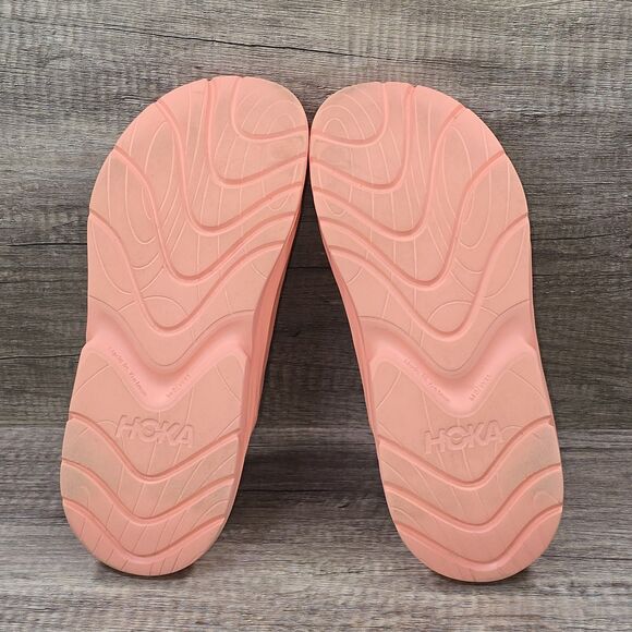 Hoka One Ora Recovery Mule Men's Size 9 Women's Size 11 Papaya Slip On Sandals - Picture 8 of 9